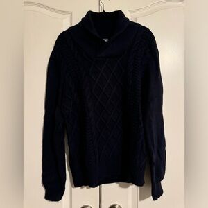 Bonobos Men’s Cable Knit Sweater - Navy